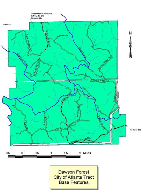 dawson forest city of atlanta tract|dawson forest wma map.
